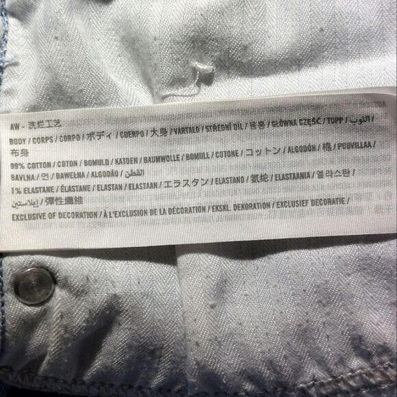 Abercrombie & Fitch Women's Distressed The Mom High Jeans Light Wash 31S EUC - Picture 14 of 16